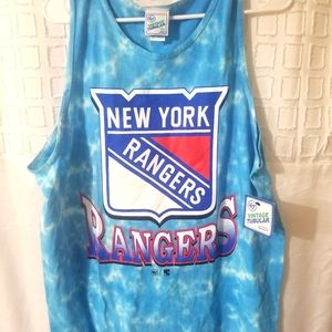 Vintage Tubular New York Rangers Hockey Tank Top XL